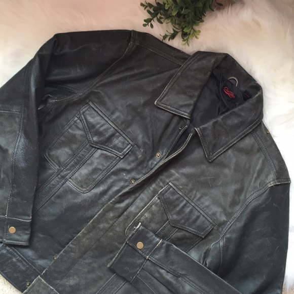 Contigo Other - MENS genuine leather Contigo vintage style jacket